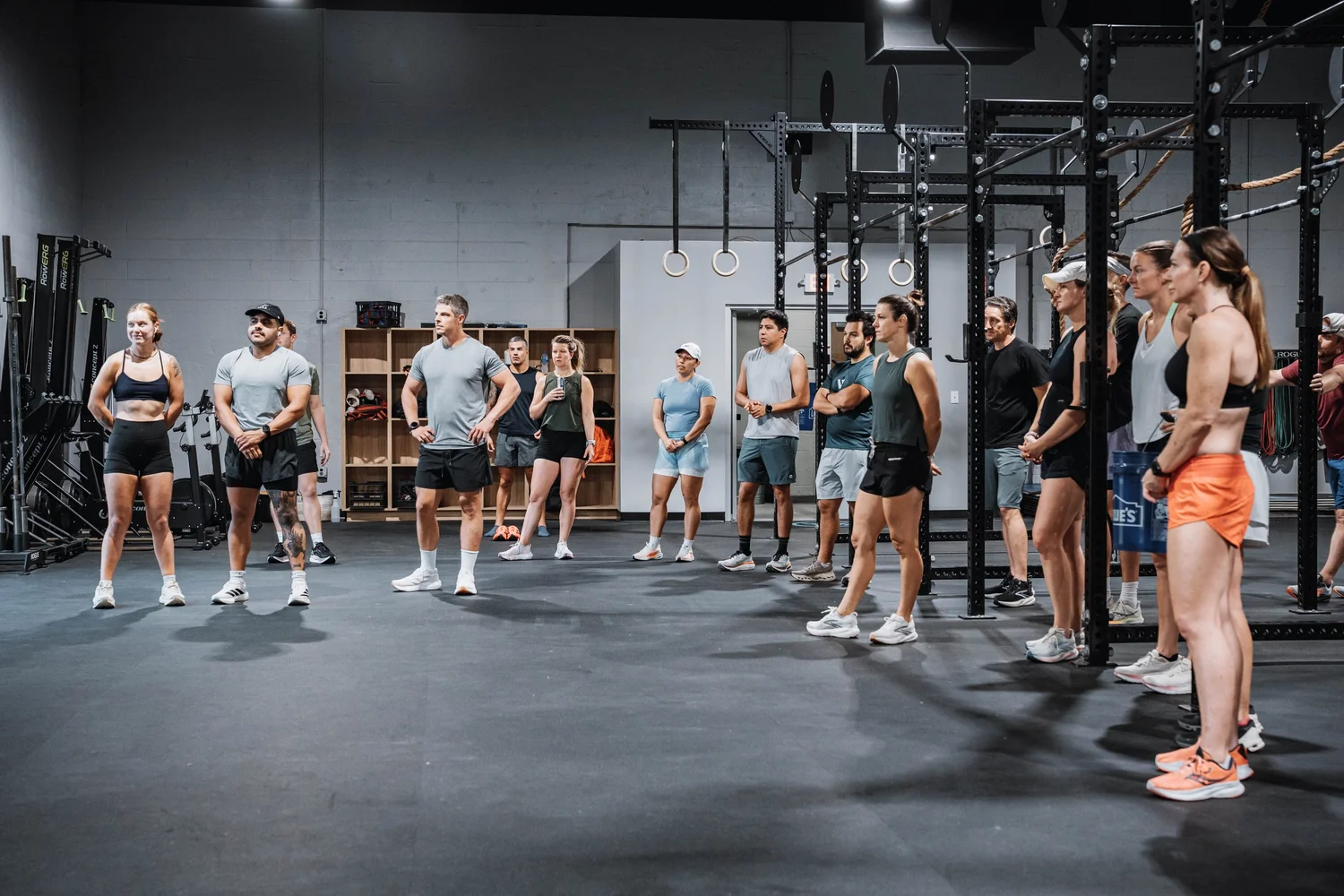 Athletes working through a class together at CrossFit Westwood