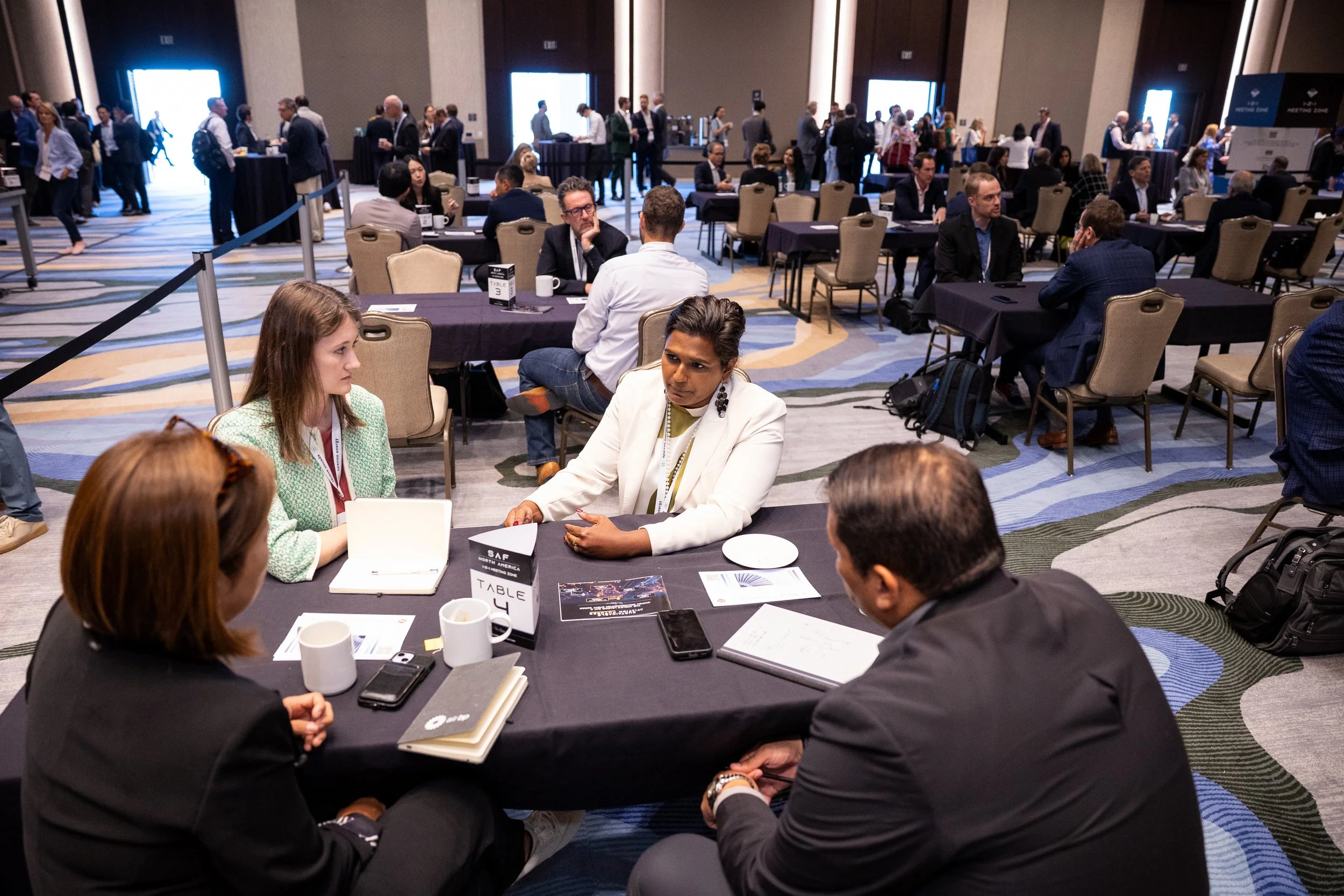 Delegates meeting at SAF Congress North America