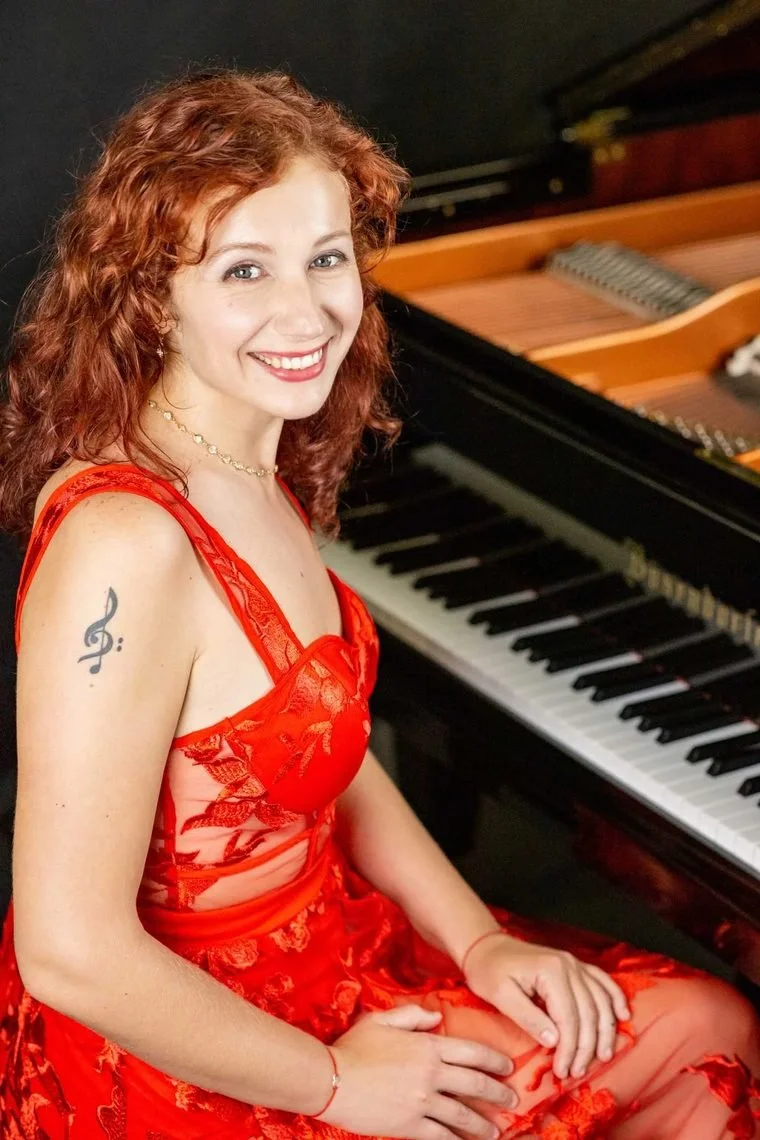 Madalina Danila at the piano