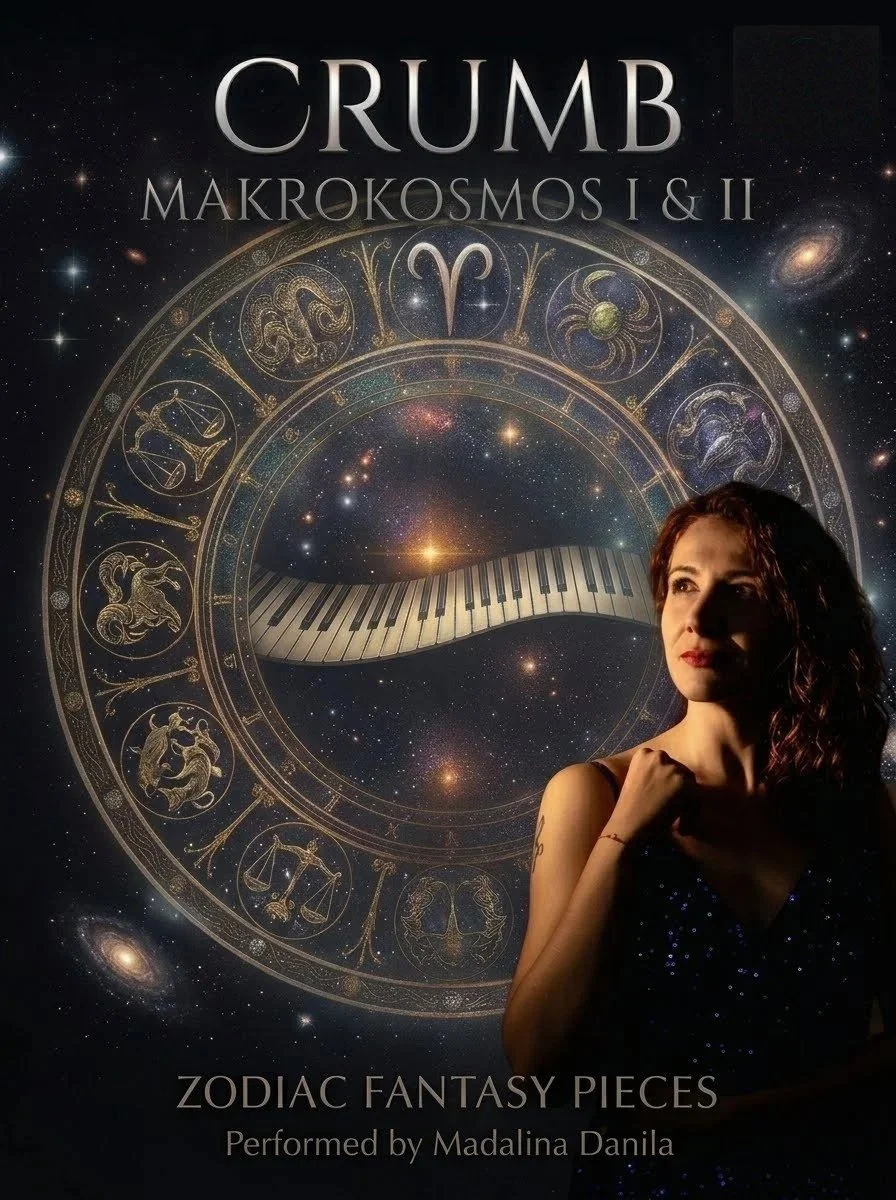 Cosmos: Three Modern Visions program artwork — zodiac fantasy illustration