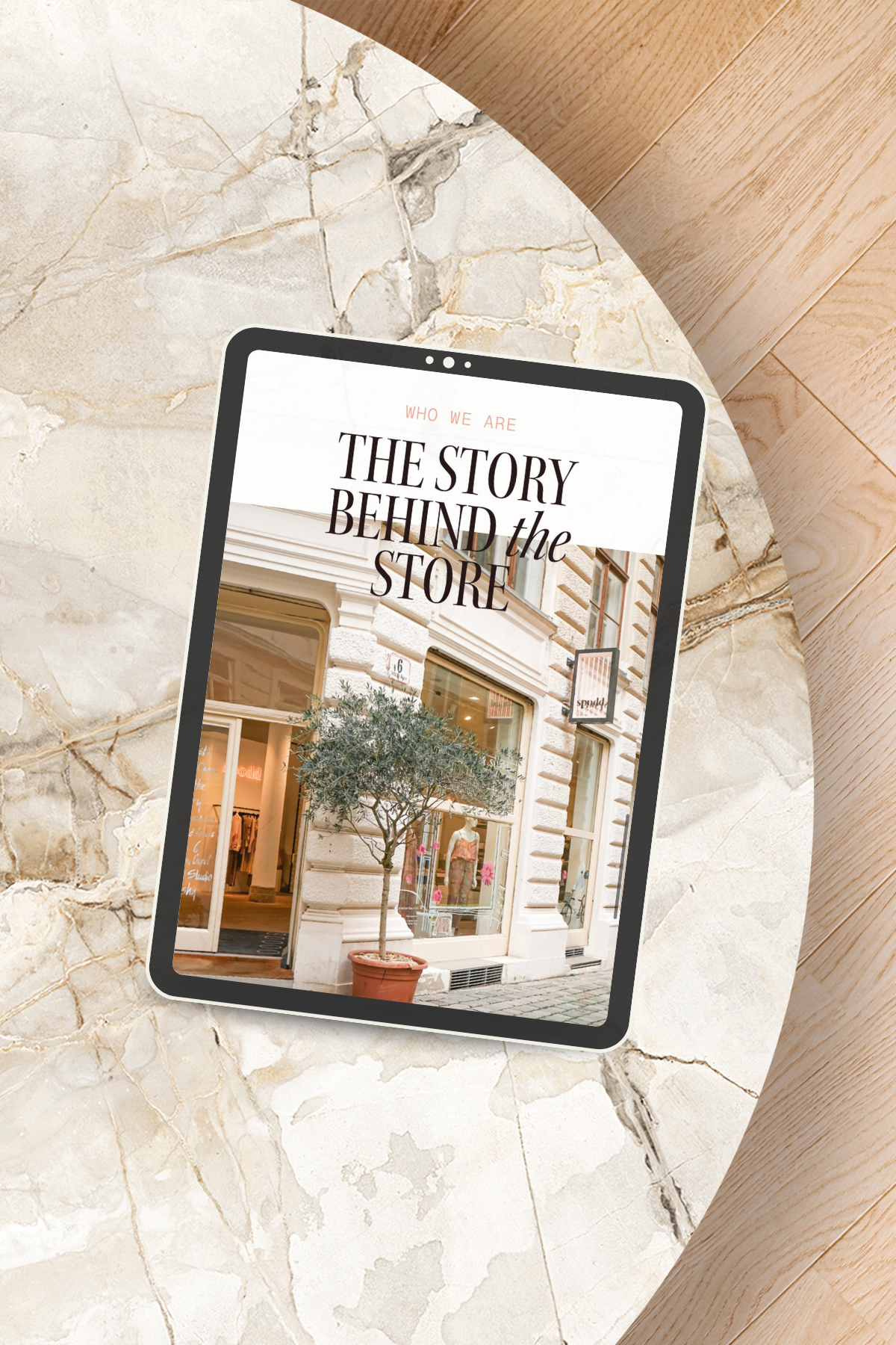 SPODD Website Mockup – COCOCLICK