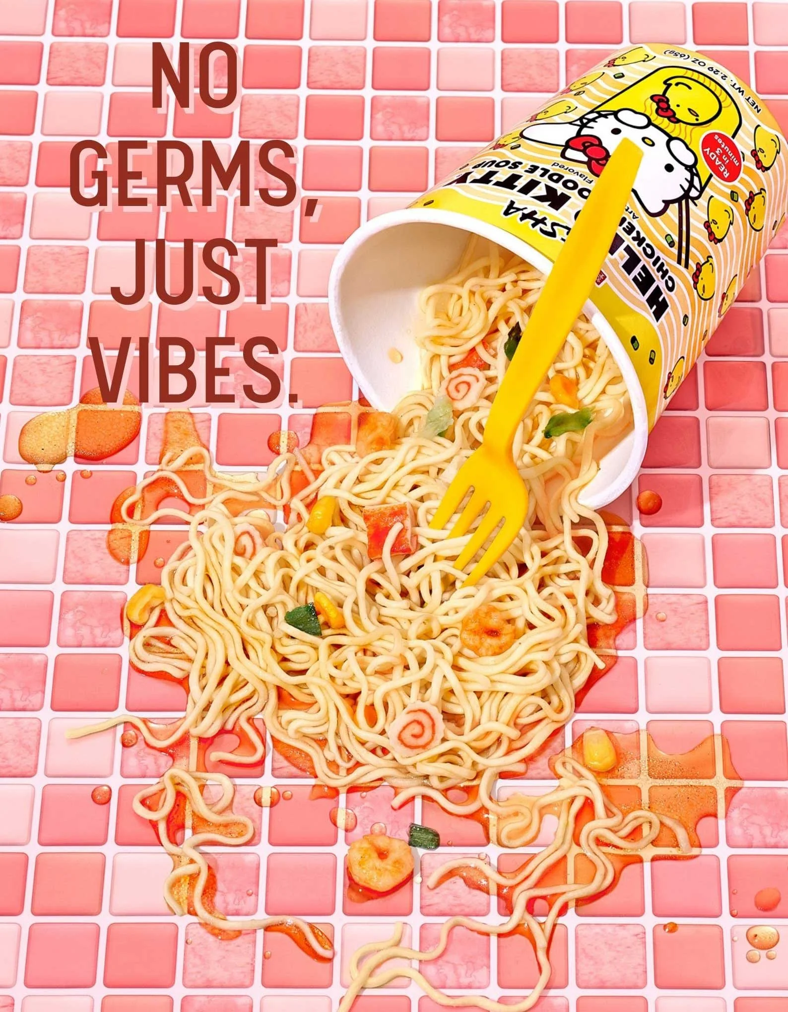 NO GERMS, JUST VIBES.