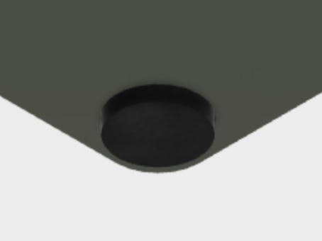 Anti-slip feet icon