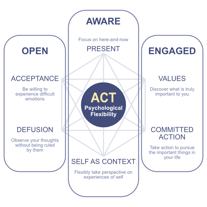 ACT Psychological Flexible Model