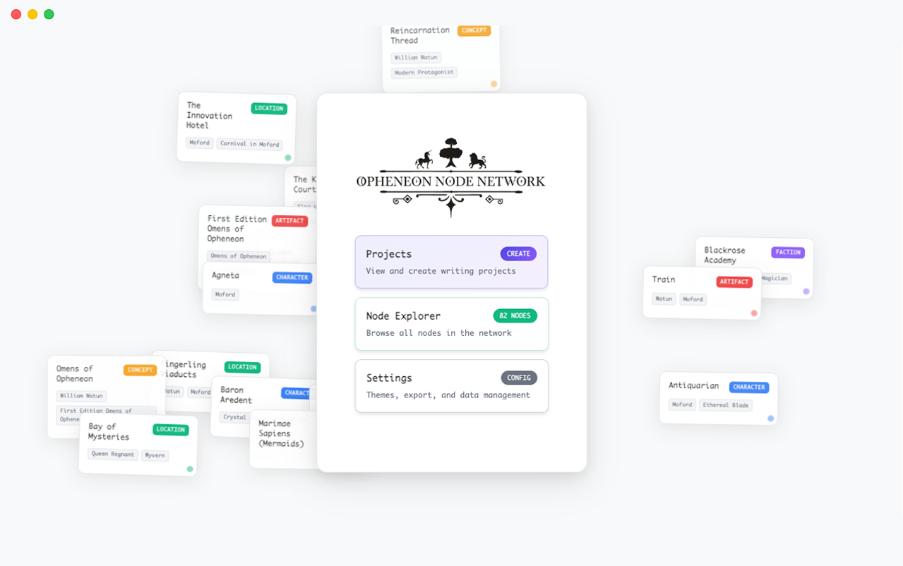 Node Network app screenshot