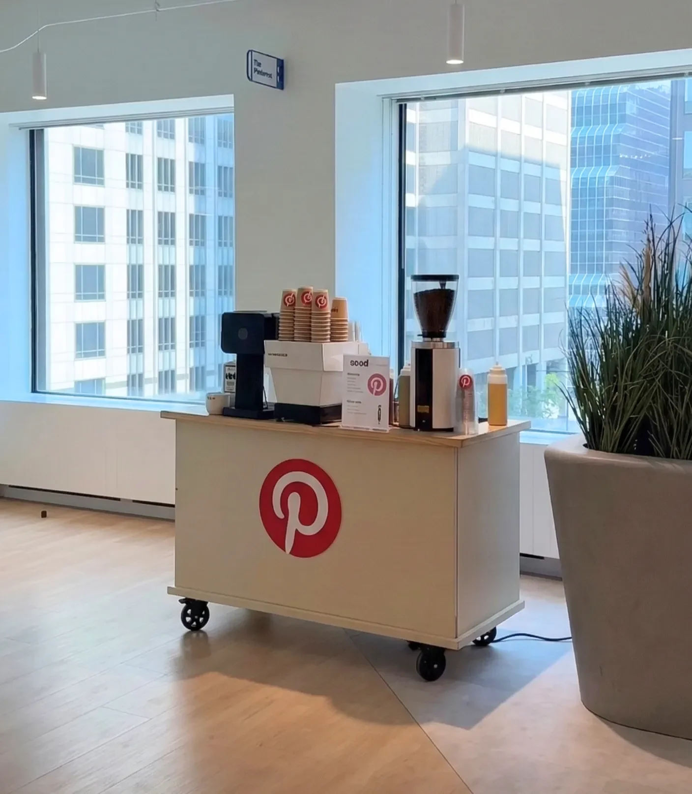 Nood Coffee founders at a Chicago event