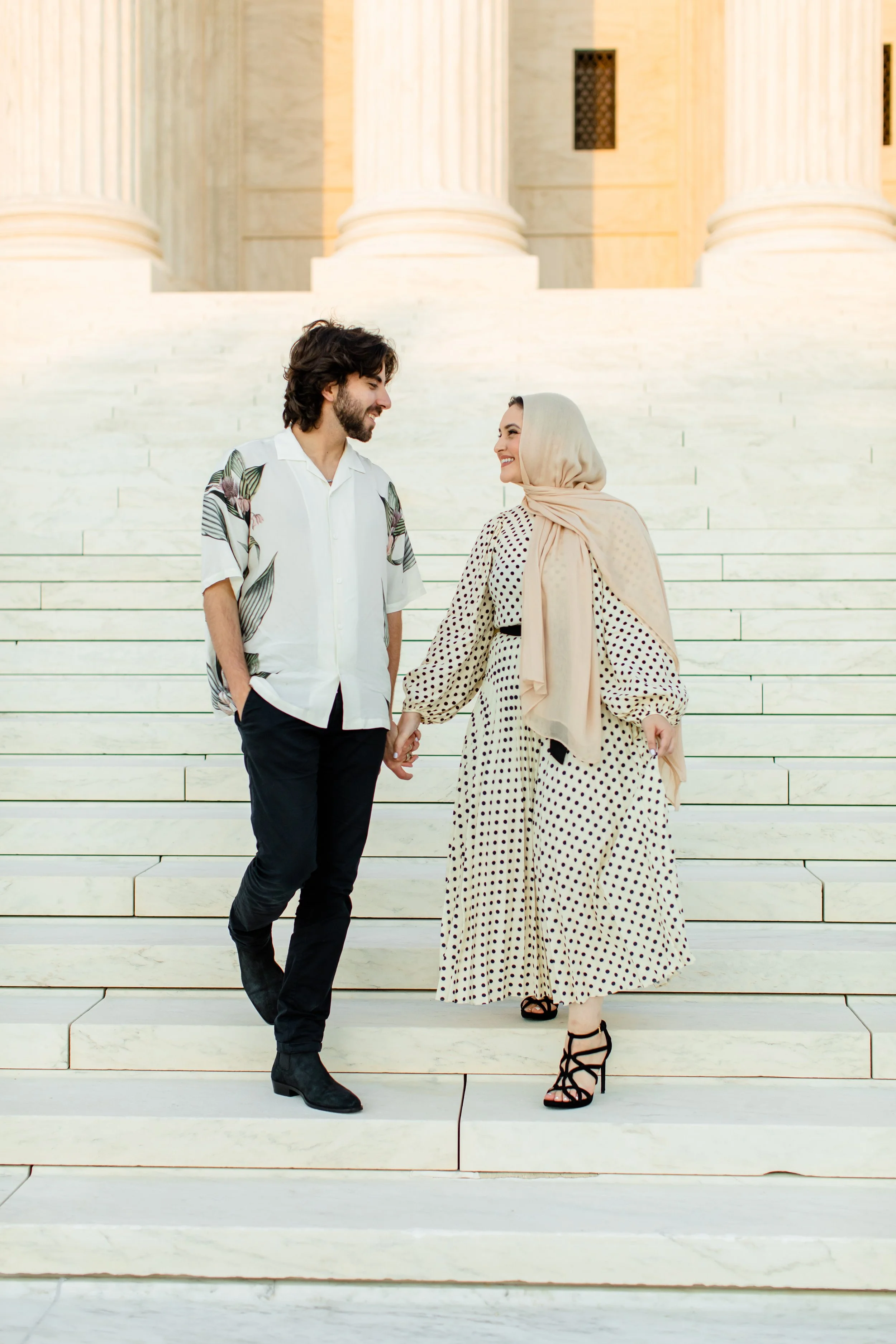 Hanadi and Mohannad, founders of Nood Coffee