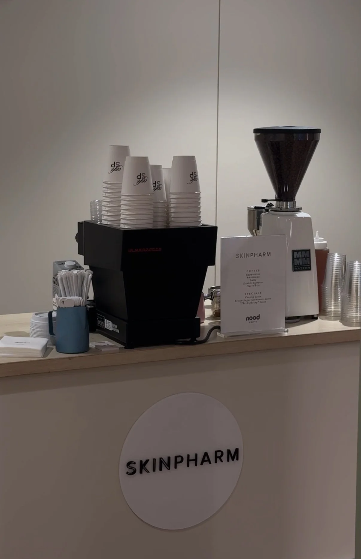 Nood Coffee cart in a corporate office