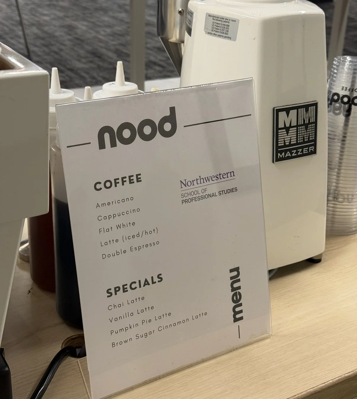 Nood Coffee cart at a conference hall
