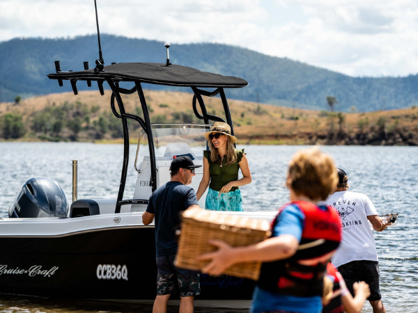 Marine officer conducting safety check