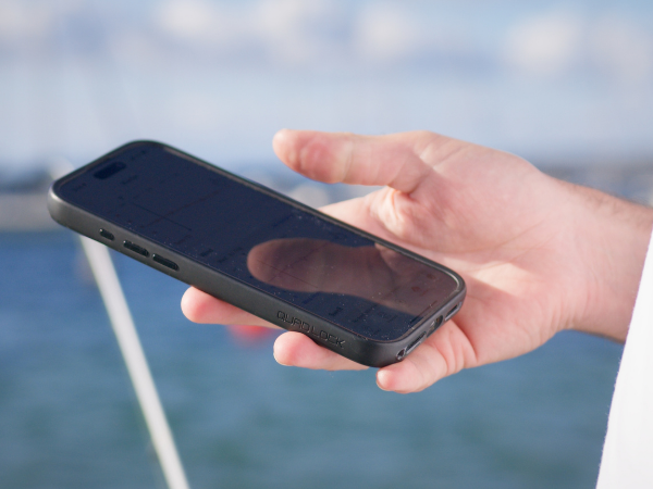 Marine officer conducting safety check