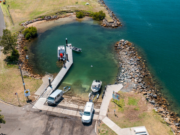Marine officer conducting safety check