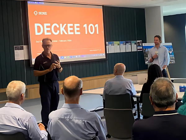 Marine officer conducting safety check