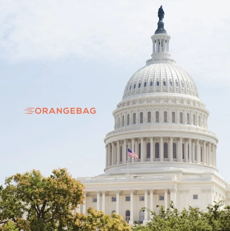 OrangeBag commercial laundry service in Washington DC and the US Capitol