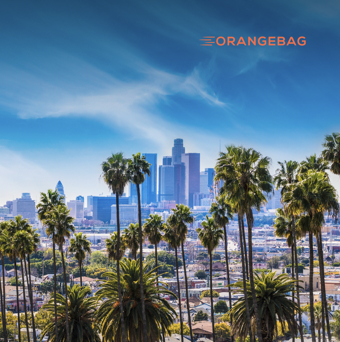 OrangeBag commercial laundry service in Los Angeles