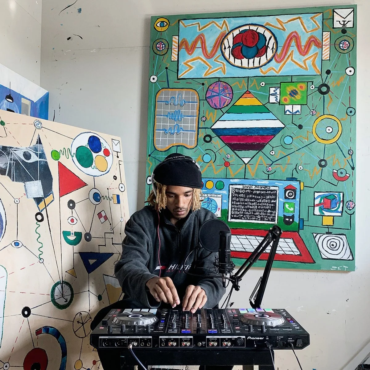 Self-Taught Artist Jet Le Parti, Les Nouveaux Riches