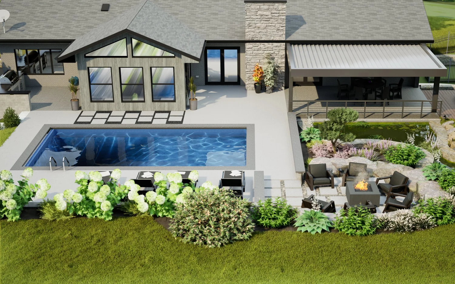 Render of the design from above