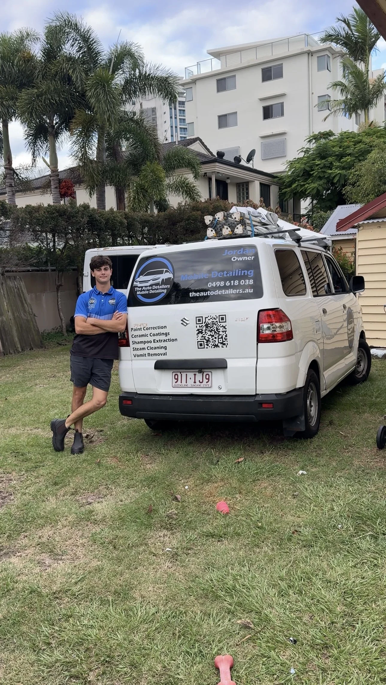 Jordan Treloar — Owner of The Auto Detailers, Gold Coast mobile car detailing