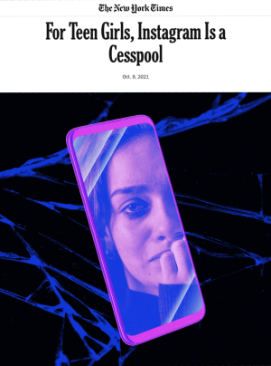 NY Times article on Instagram