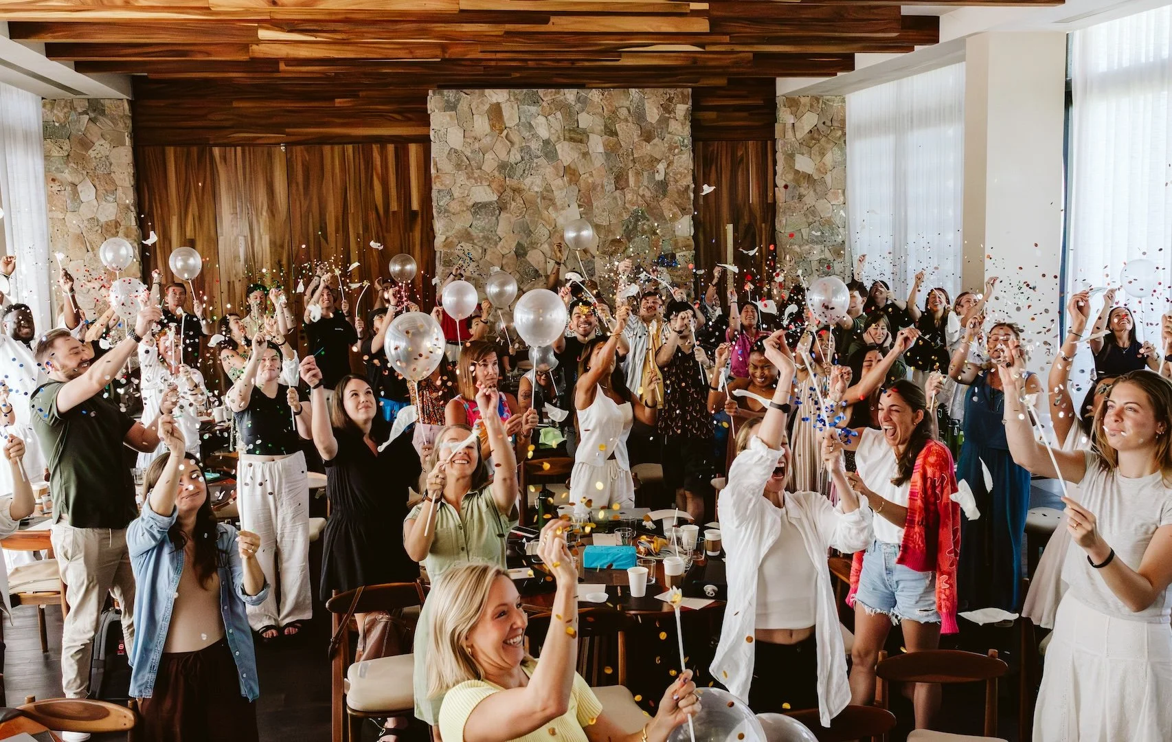 BoomPop Team Celebrates