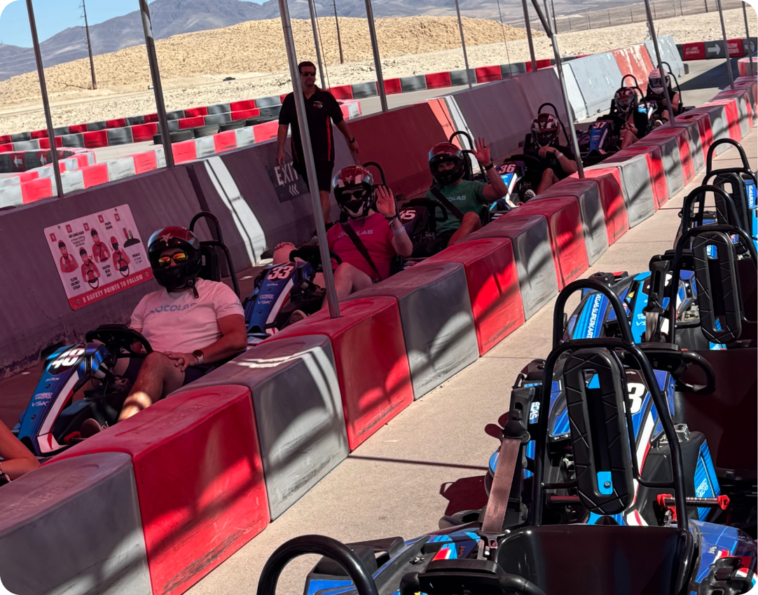 Full-throttle bonding in the desert