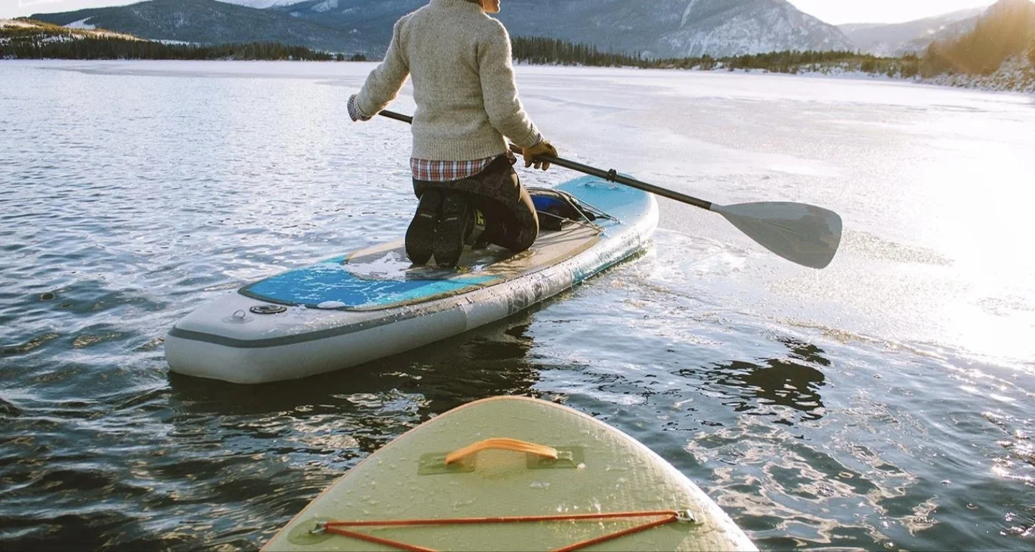 On the water at Turquoise Lake