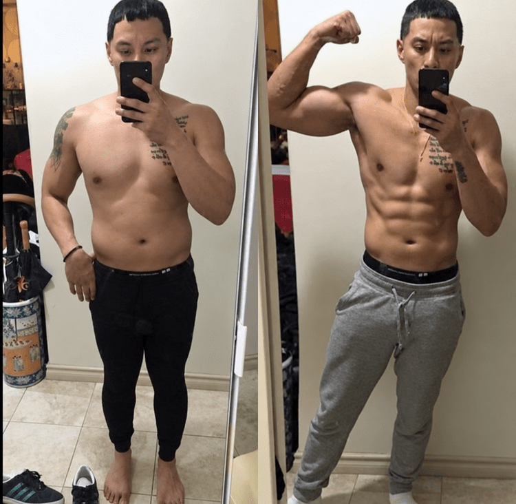 Power House client before-and-after comparison 2, shown side by side