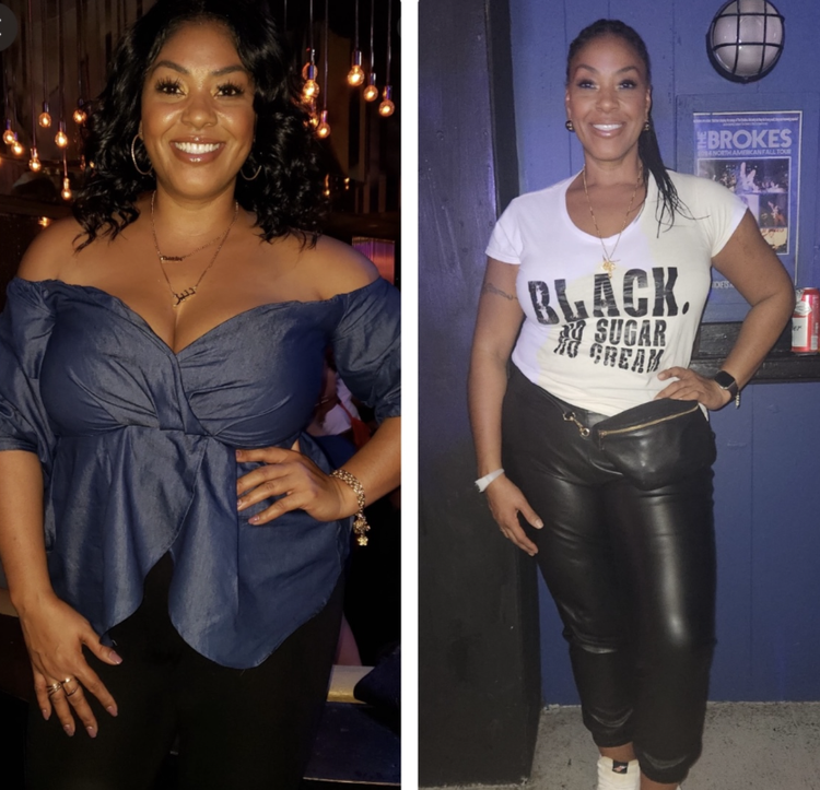 Power House client before-and-after comparison 1, shown side by side