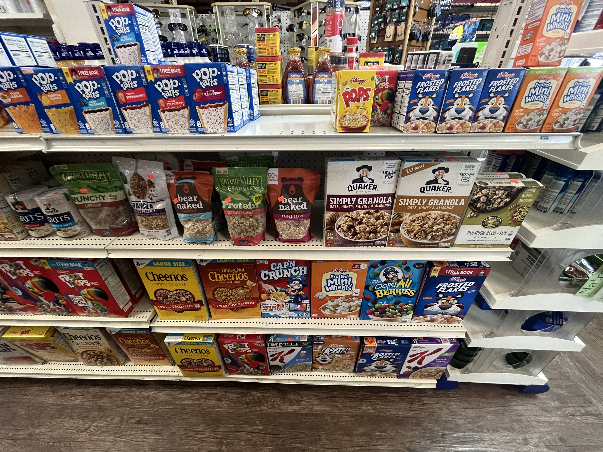Refrigerated groceries and fresh essentials available at Sammy's Market