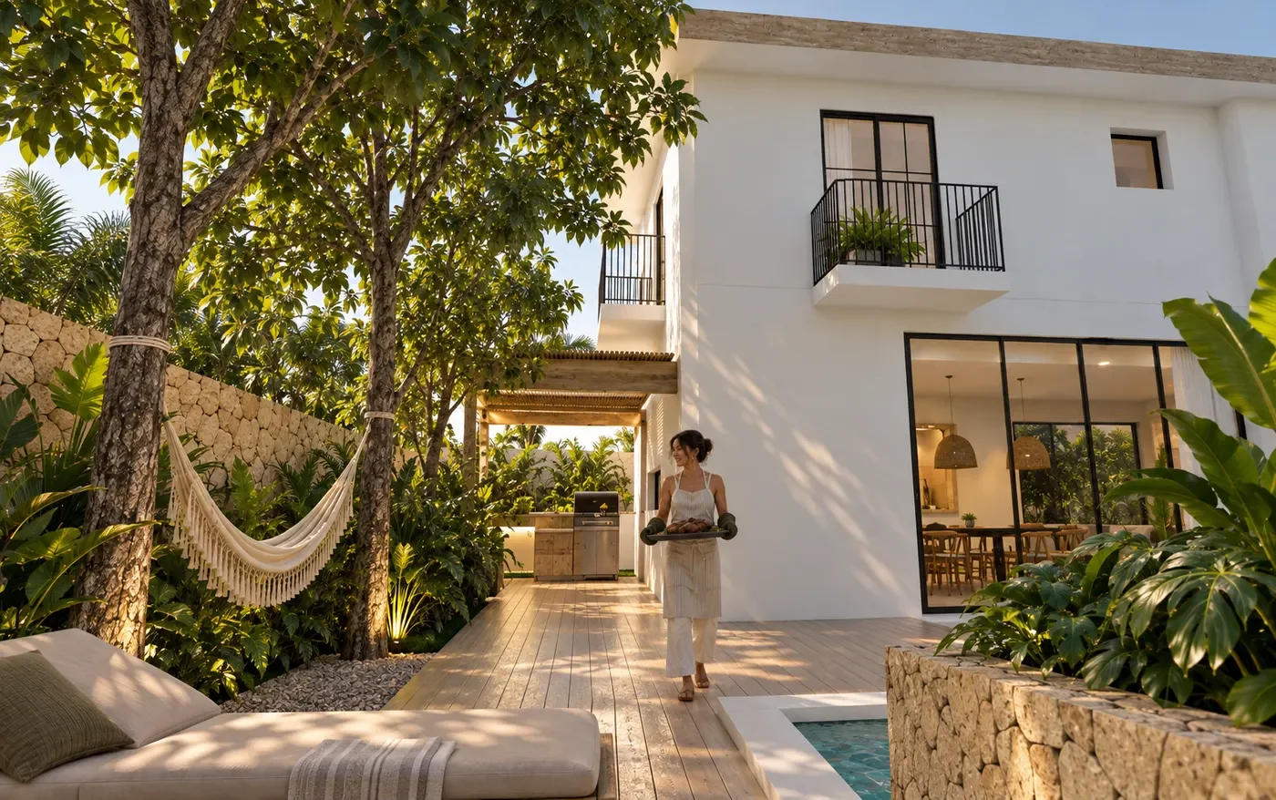 Casa G — Pérgola, render