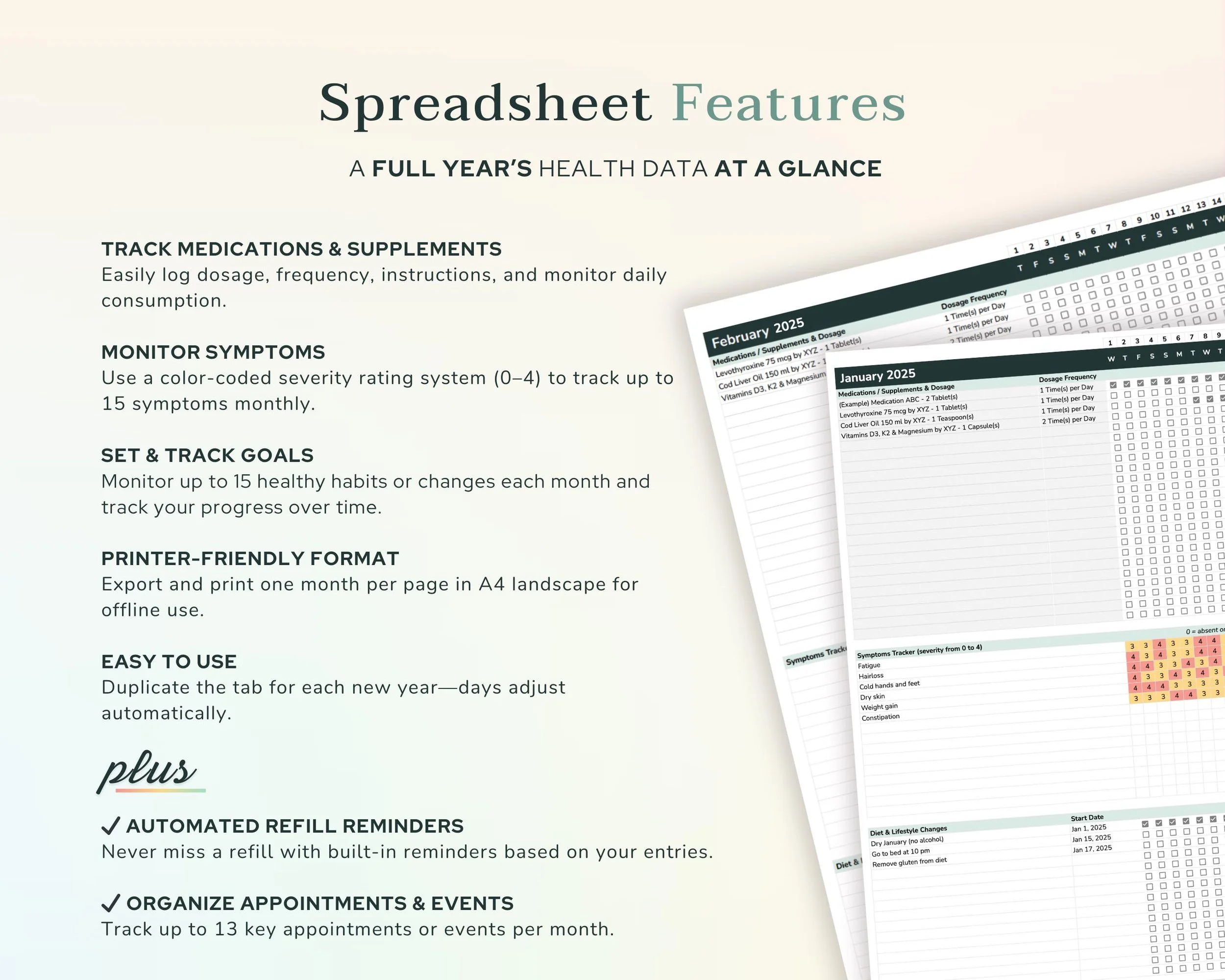 All-In-One Tracker Features
