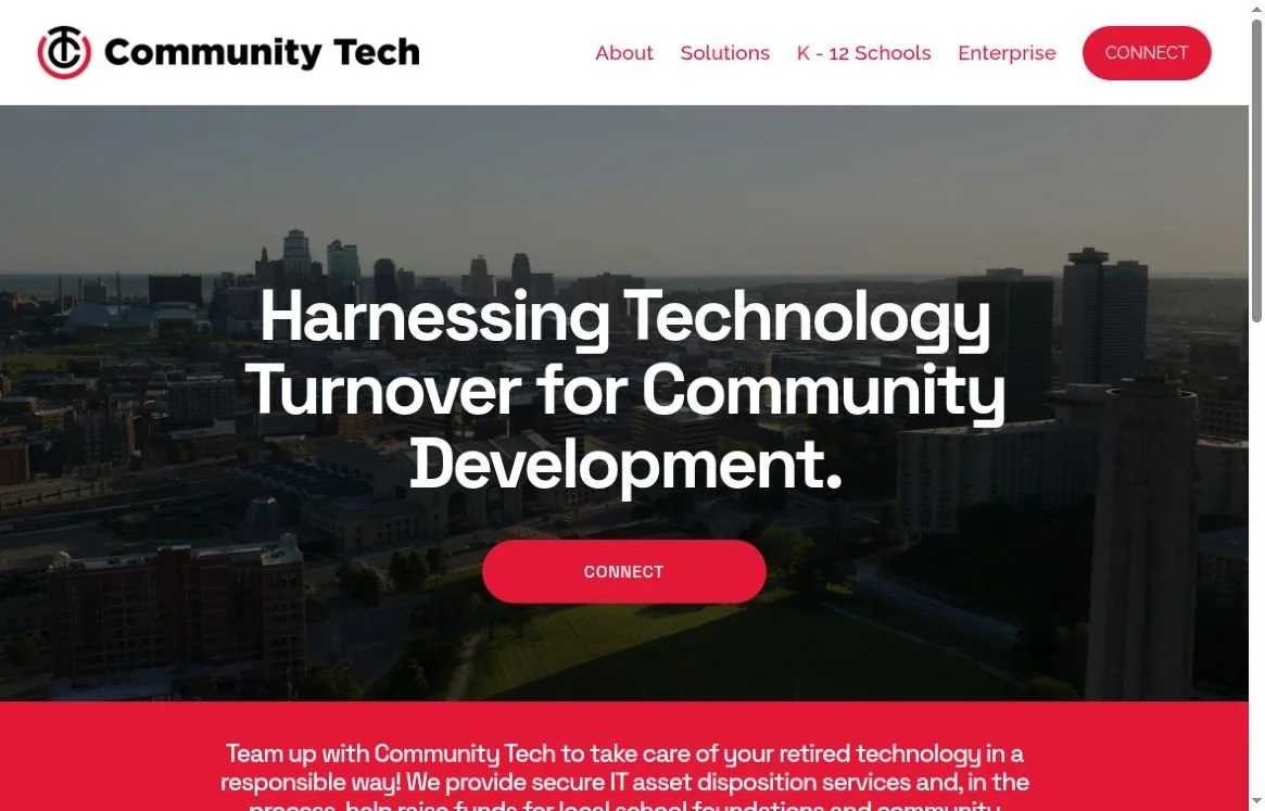 Community Tech public homepage