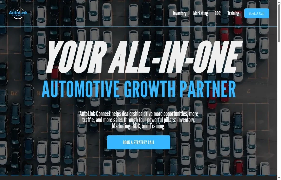 AutoLink Connect public homepage