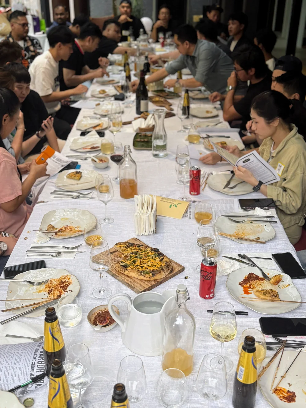 Brunch table