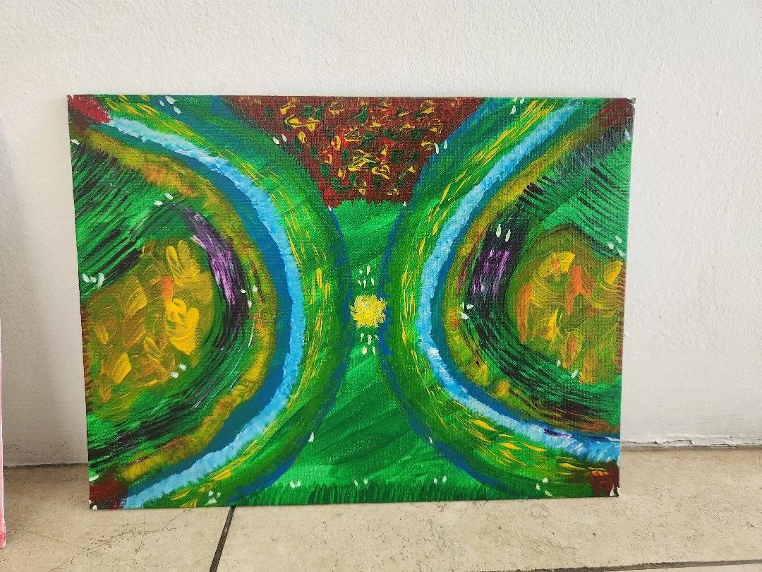 Painting in progress