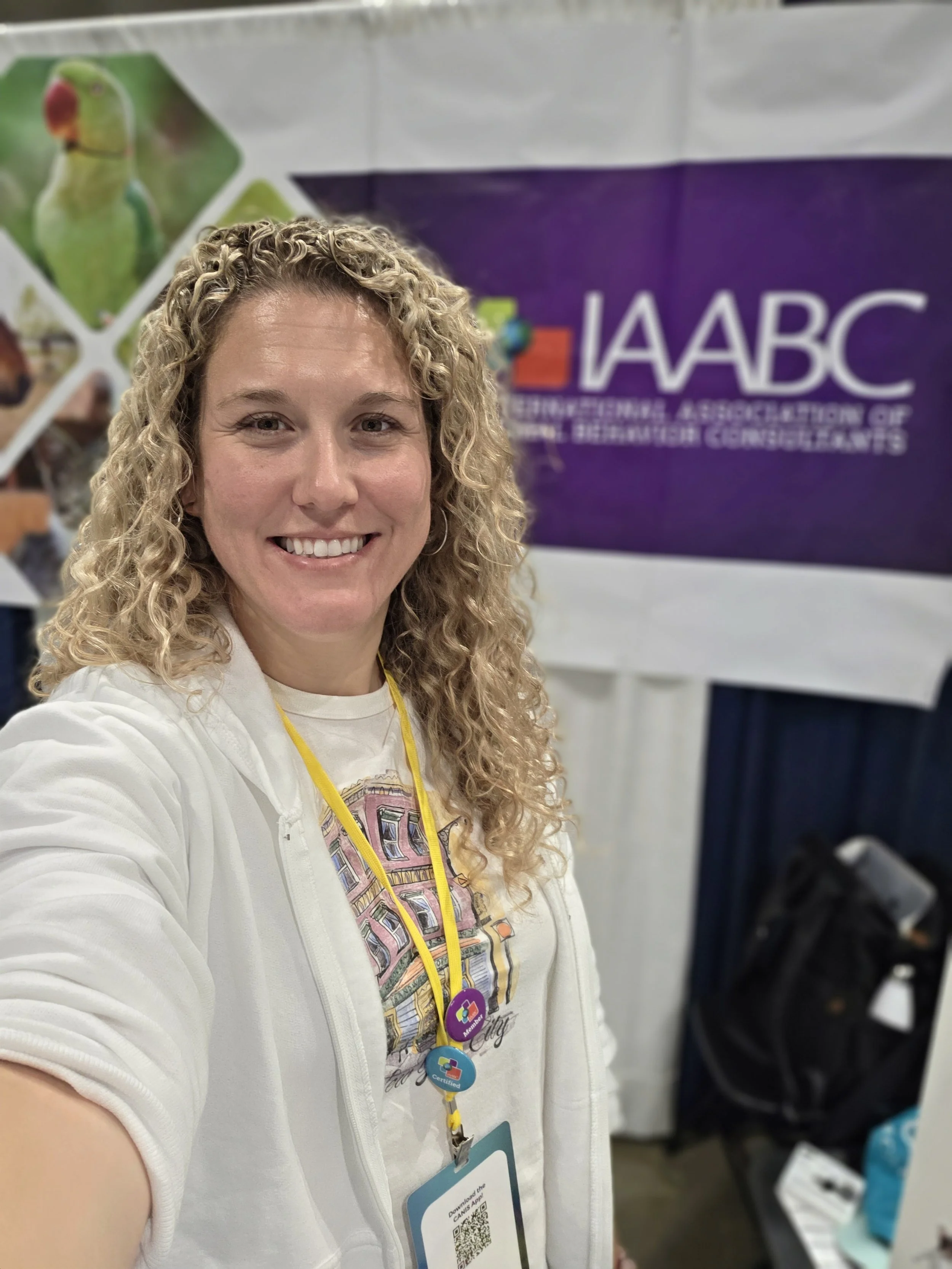 Nikki attending the CANIS Conference