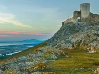 Landscape of the Dobrogea region, Romania