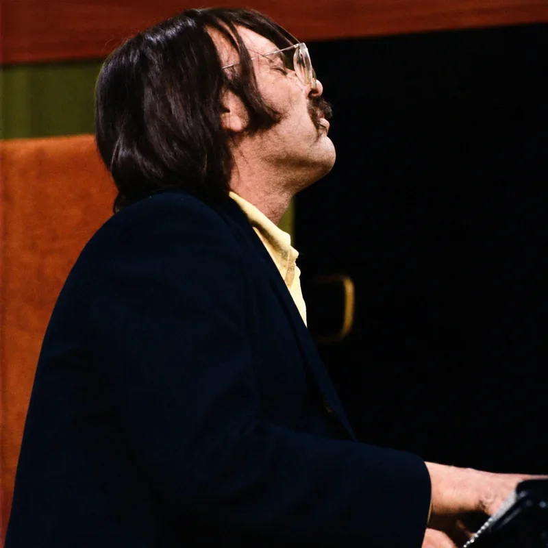 Vince Guaraldi at the piano, 1974