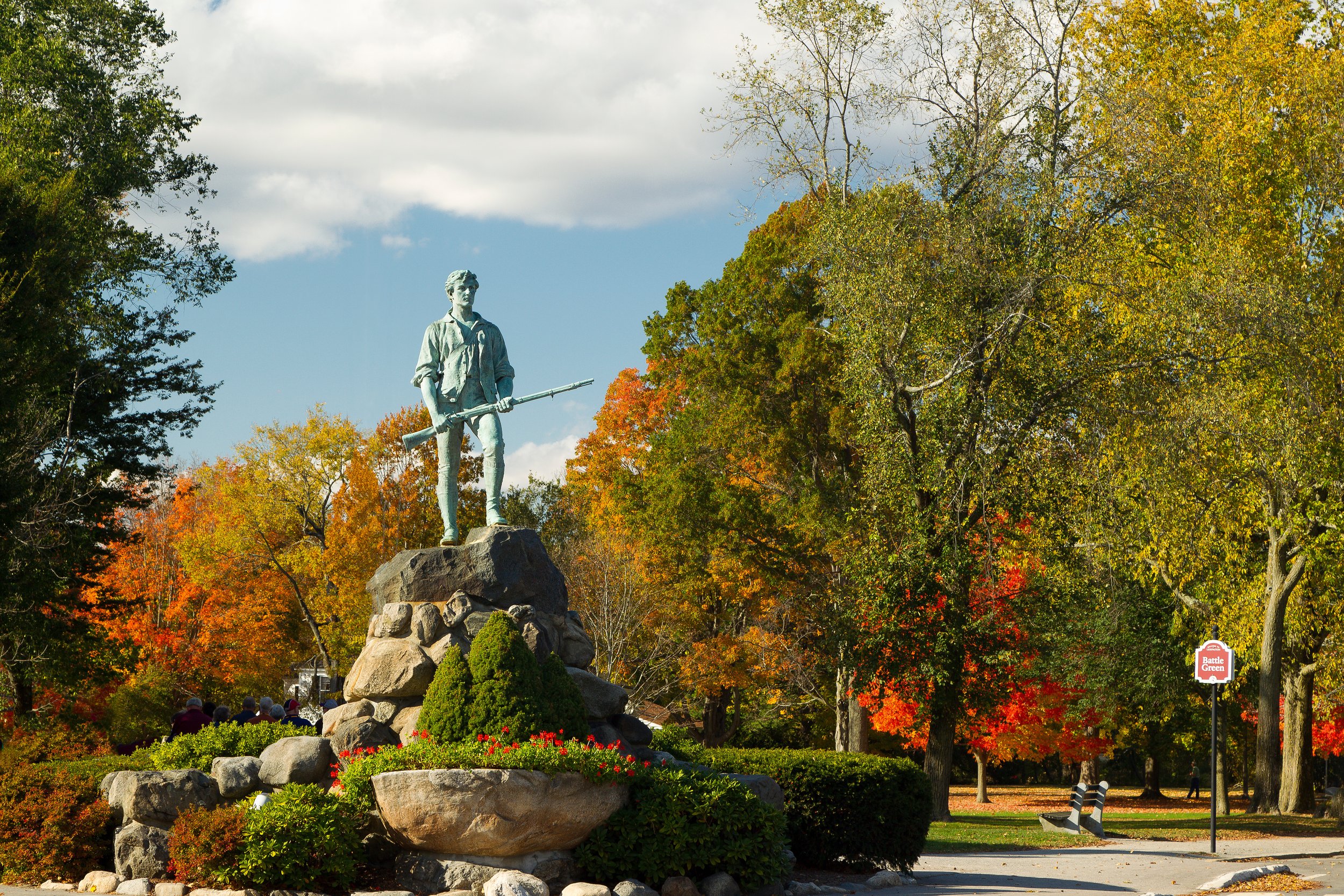 Minuteman Statue at Lexington Battle Green