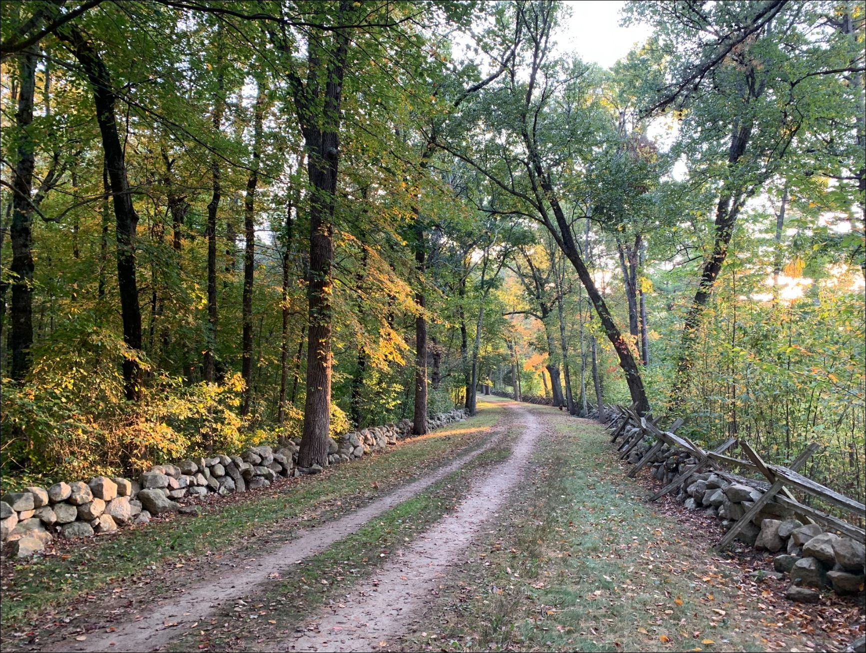 Battle Road Trail in Concord, MA