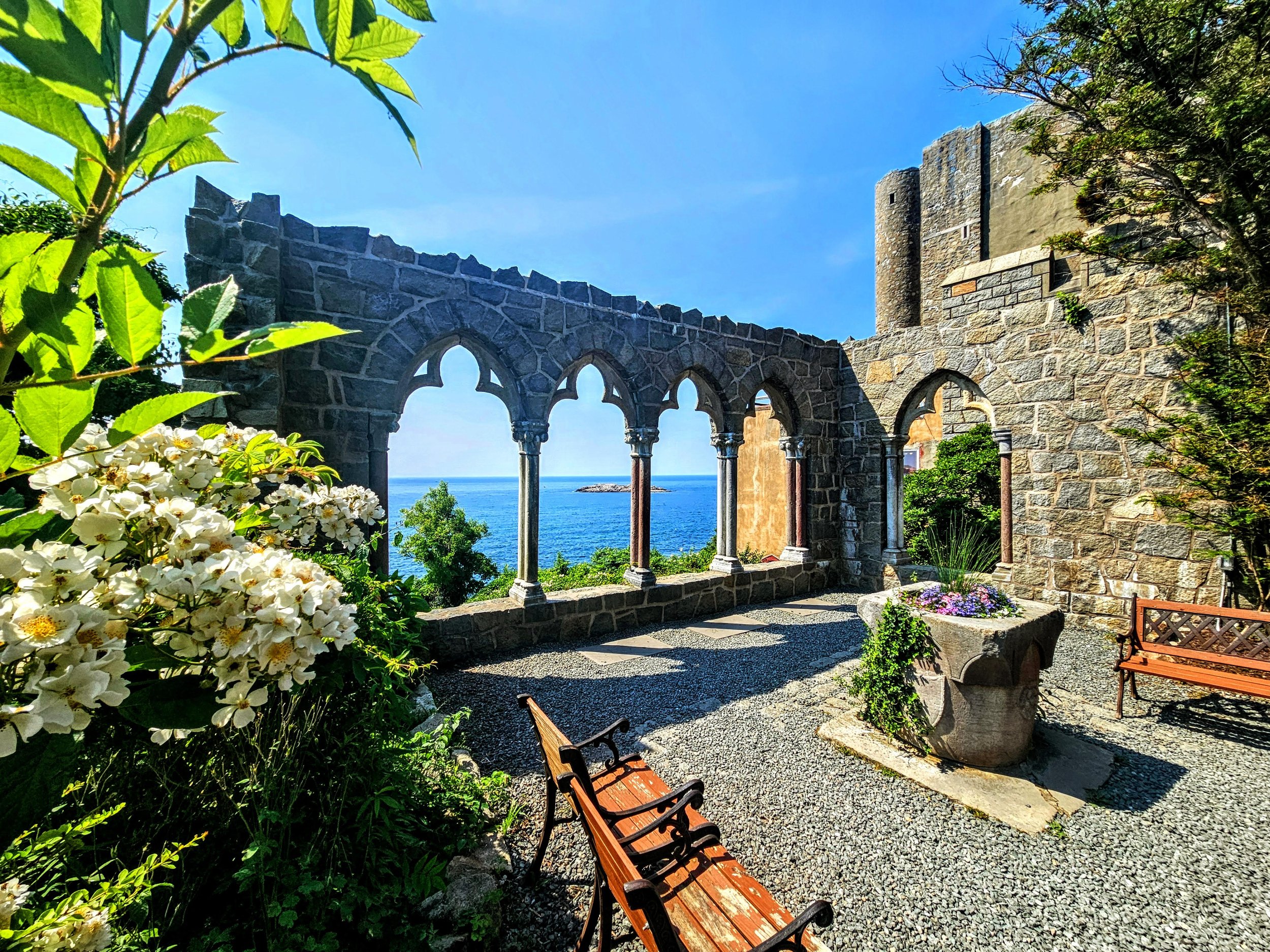 The Arches at Hammond Castle Museum, Gloucester, MA. pc: Jeff Prohaska
