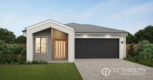 Facade of a four-bedroom single-storey home, Morayfield