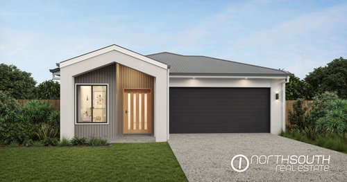 Facade of a four-bedroom single-storey home, Morayfield