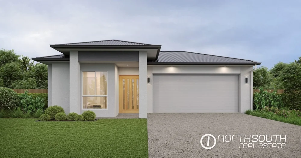 Facade of a four-bedroom single-storey home, Redbank Plains
