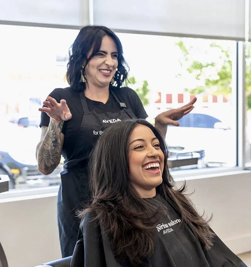 Tangerine Salon luxury interior inside Watters Creek Village in Allen TX