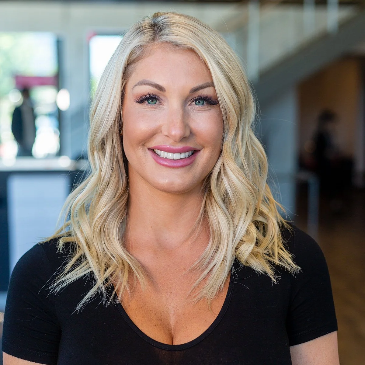 After tape-in extensions at Tangerine Salon Dallas-Fort Worth