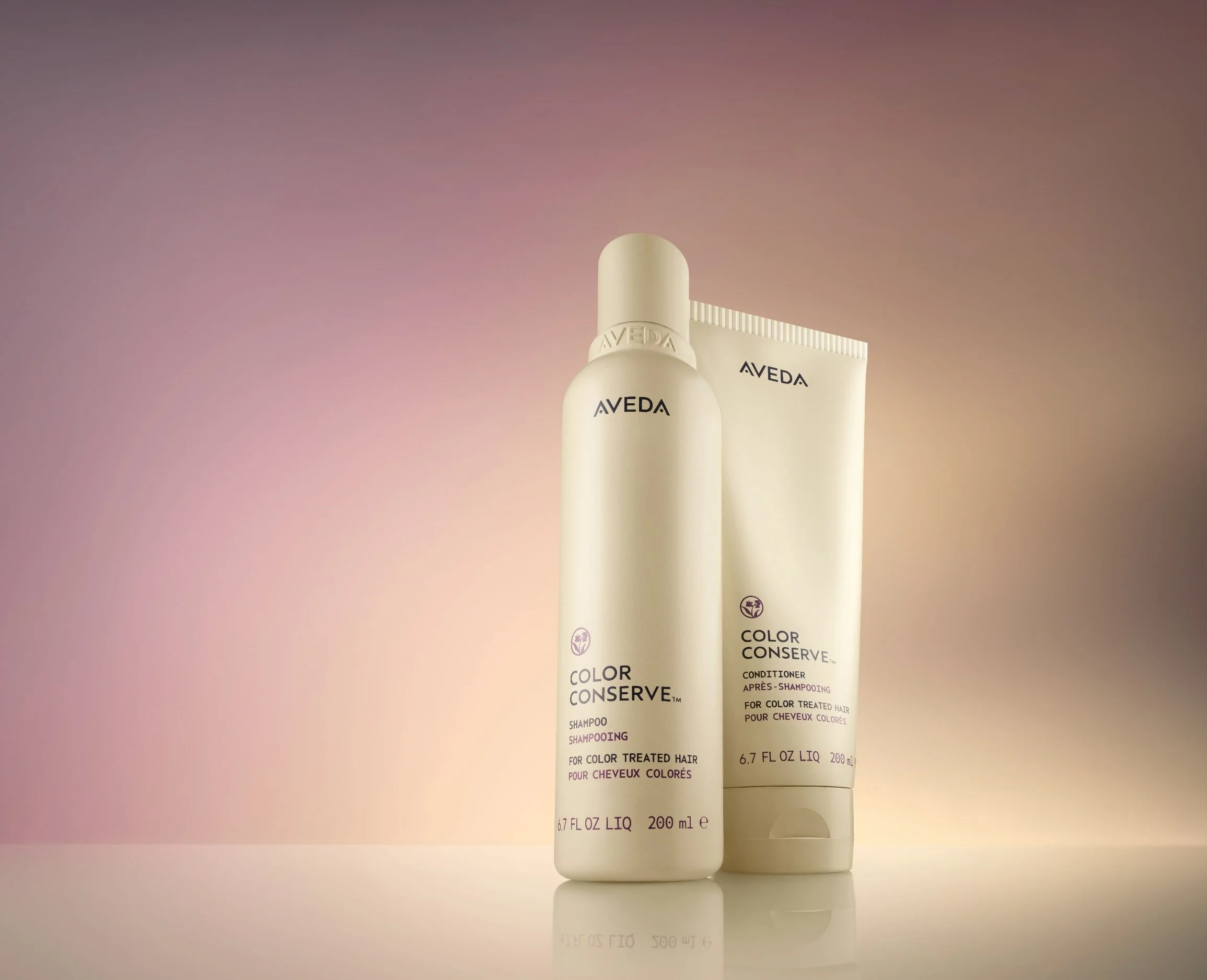 Aveda Color Conserve shampoo and conditioner for color-treated hair