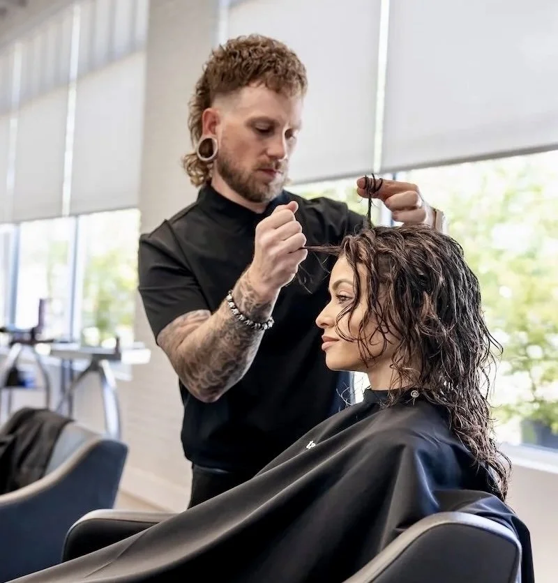Tangerine Salon interior in Old Town Coppell Texas near Grapevine and Valley Ranch