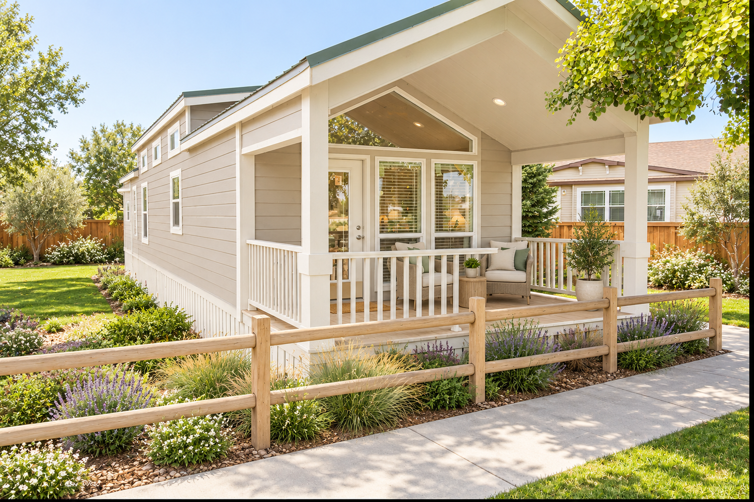 Model 2071 California cottage design concept