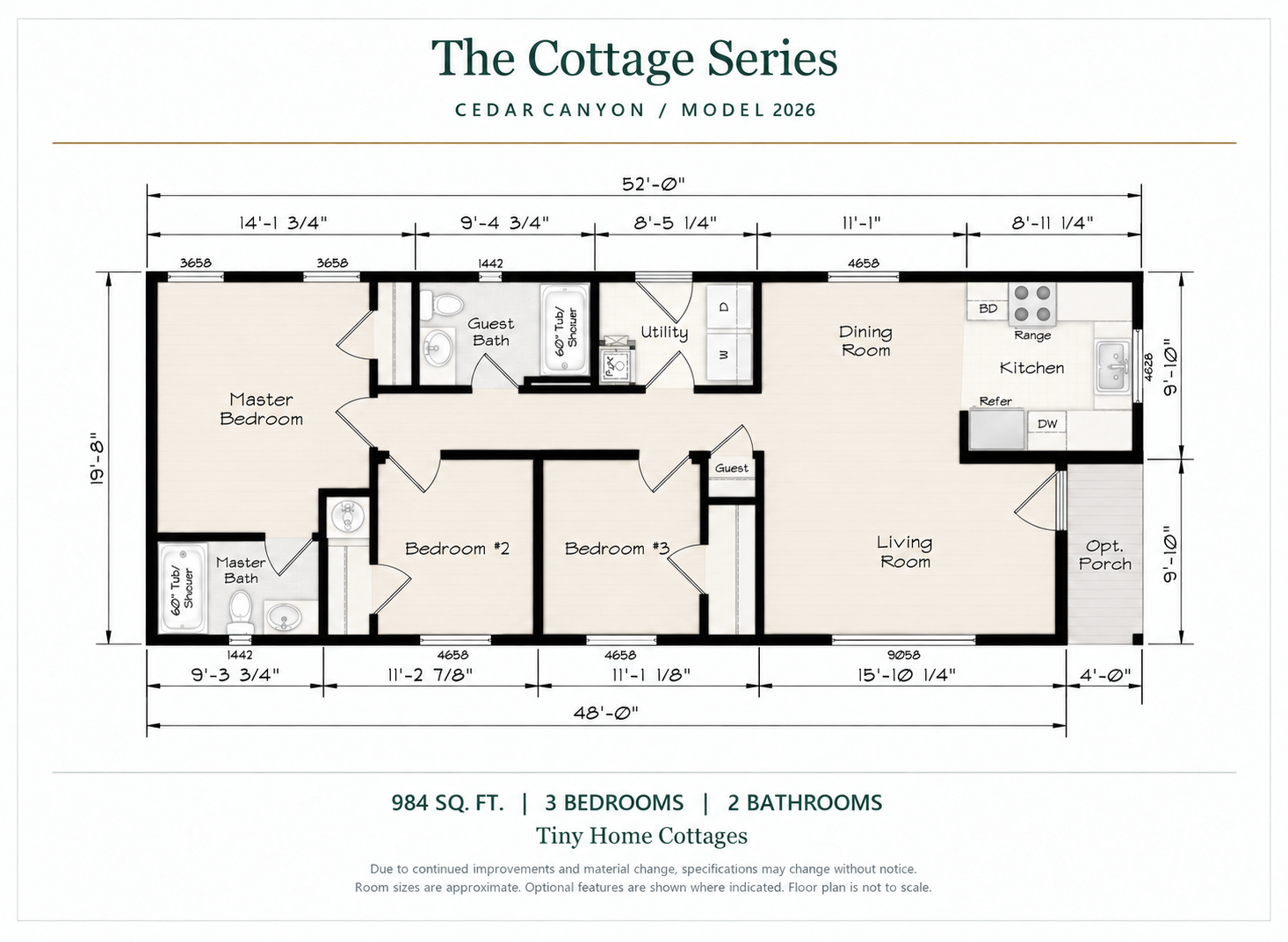Cedar Canyon 2026 floor plan